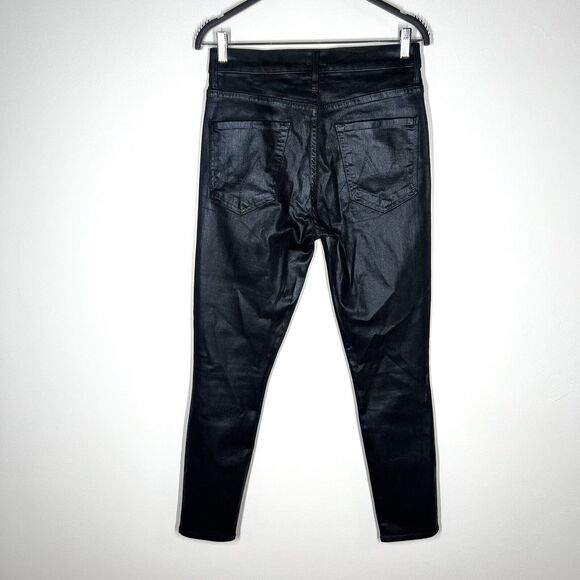 NEW Mother Sz 30 (Fits like a sz 27/28) The Swooner Ankle Wet Paint Coated Denim - Picture 5 of 13